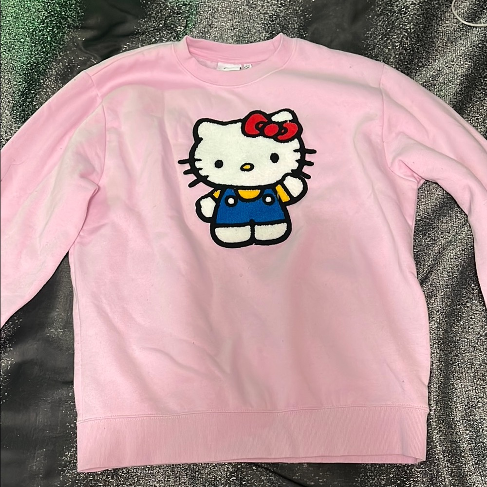 Hello Kitty Pink Sweater with Red Bow